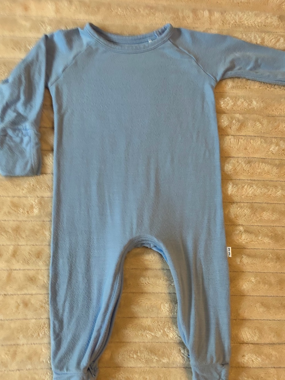 Little Sleepies Baby Blue Crescent Zippy 🌙💙